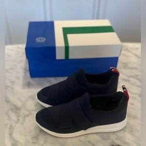 Tory Sport Neoprene Sneakers in Tory Navy Blue by Tory Burch - Women’s Size 7.5